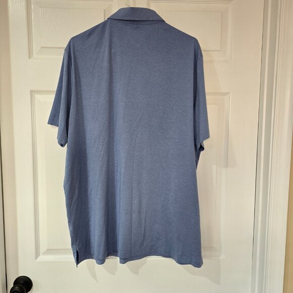 Polo Ralph Lauren Men's Performance Short Sleeve 3-Button Polo Shirt Blue Sz XL - Picture 4 of 5